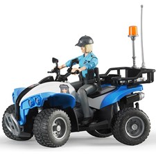 BR Polizei-Quad mit Polizistin