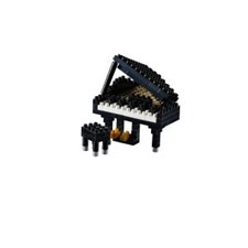 Klavier (Flügel) schwarz / piano black