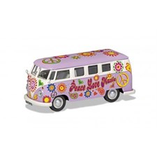 Volkswagen Campervan - Peace Love and Music