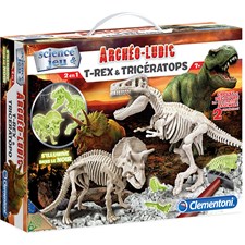 Archeo T-Rex&Triceratops FLUO