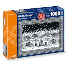 Weihnachtsdorf Scherenschnitt