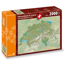 Panoramakarte der Schweiz