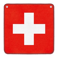 Jassteppich, Motiv: Schweizer Kreuz