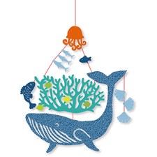 Minimobiles Wale im Meer
