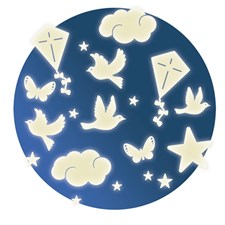 Leuchtdeko Am Himmel
