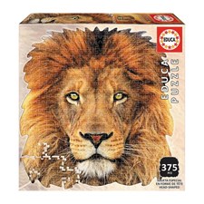 Löwenkopf Konturpuzzle 