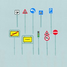 Verkehrsschilder-Set