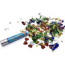 Party Kanone gemischte Konfetti 24cm mit komprimierter Luft