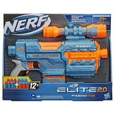 Nerf Elite 2.0 Phoenix CS 6 ca. 40x21x7 cm, Blaster, B. 4xAA exkl., ab 8 Jahren