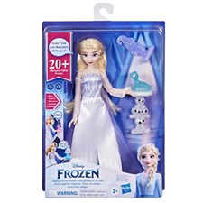Frozen 2 Elsa Puppe, d Magische Momente, Geräusche, B. 3xLR44 inkl.