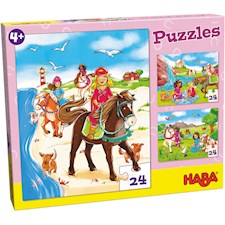 Puzzles Pferdefreundinnen