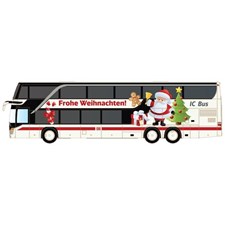 Setra 431 DT IC Bus Weihnachten