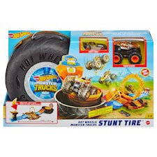 Monster Trucks Stunt-Reifen Spielset, Hot Wheels, 89x21 x26 cm, Arena, ab 4 Jahr