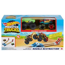 Monster Trucks Doppel-Rampe Spielset, ca. 53x14x15 cm, 2 Starter, 2 Rampen, ab 4