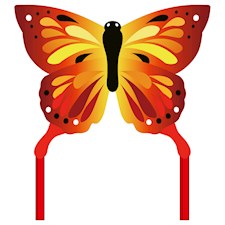 Drachen Ecoline BK Sunrise Butterfly Kite, 120x95 cm