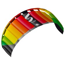 Drachen Symphony Pro 2.5 RB Rainbow, 250x73 cm, Schnur 2x25 m auf Winder