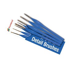 Brush Pack - Detail Ergonomic Handle 00, 0, 1, 2