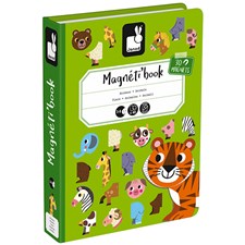 Magnetbuch Tiere 30 Magnete und 10 Karten