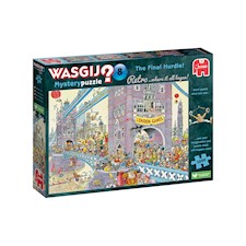 Puzzle Wasgij Retro Mystery 8 The Final Hurdle, 1000 Teile, 68x49 cm, ab 12 Jahr