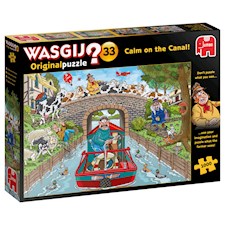 Wasgij Original 33 Teile, Ruhige Fahrt auf dem Kanal