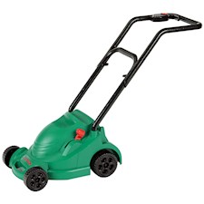 BOSCH Rasenmäher aus Plastick, mit Knattergeräusch beim Fahren