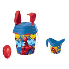 Spiderman Sandeimer-Set 17cm mit Giesskanne und Zubehör