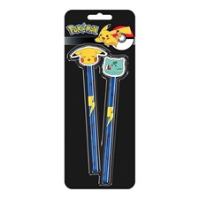Pokemon mit Topper 2 Bleistifte
