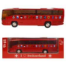 Reisebus Switzerland 18cm mit Rückzugfunktion, Türe zum Öffnen