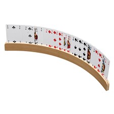 Spielkartenhalter aus Holz - 50 cm