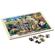 Exotic Wildlife, Holzrahmenpuzzle