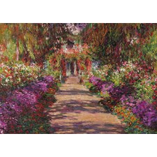 Monet - Weg in Monets Garten in Giverny
