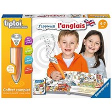 Coffret complet lecteur interactif + Livre- J'apprends l'anglais