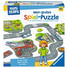 Mein grosses Spiel-Puzzle: In der Stadt D/F/I