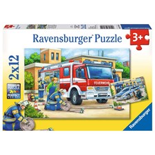 Polizei und Feuerwehr