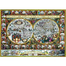 Pieter van den Keere: Grosse Weltkarte, 1611