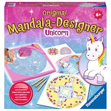 Mandala-Designer Unicorn   D/F/I/NL/EN/E