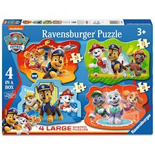 Paw Patrol 4 Large Shaped Puzzle