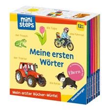 Bücher-Würfel, Bücher-Set: Wörter