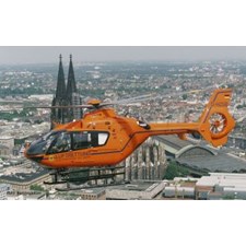 Plastikmodell Leichthubschrauber EC 135 Luftrettung