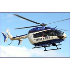 Plastikmodell Helikoper Hubschrauber Eurocopter EC145 Polizei/Gendarmerie