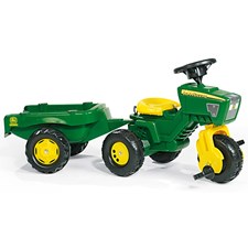 John Deere mit Anhänger