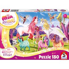 Me: Ankunft der Pony-Einhörner, Glitzerpuzzle