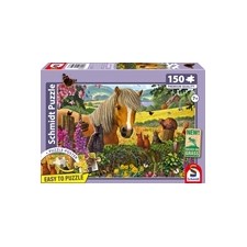 Süsser Besuch auf der Pferdekoppel 150 Teile