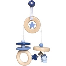 Minitrapez Sternchen Spass blau 15.5cm