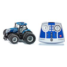 New Holland T7.315 mit Doppelreifen, Bluetooth App-Steuerung und Fernsteuer-1:32