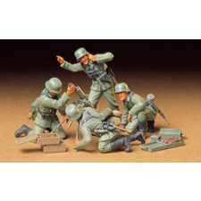 Plastikmodell German Infantry Mörser Team