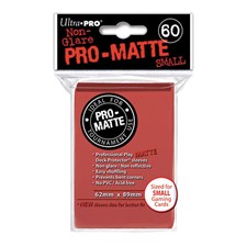 Red PRO-Matte Deck Protector Small (60)