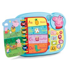 Vtech Peppa Pig - Mon livre-jeu éducatif Französisch, inkl. 2x AA