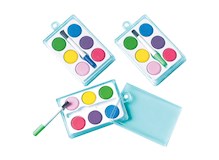 12 Mini-Wasserfarben Partypack