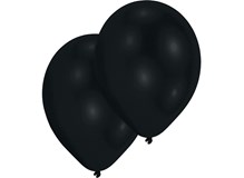 10 Ballone Schwarz 27.5cm in Beutel